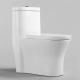 Hot Sale Wholesales Bathroom Ceramic Watercloset Sanitary Ware Washdown One-piece Toilet P-trap 180mm W.C.