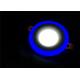 Camber Styling Round Led Panel Light 9W , Two Color Blue Edge 9 Watt Led Downlight