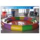 Colorful Round Outdoor Inflatable Swimming Pool Kids With Ladder 8m Diameter