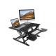 Mdf Density Board Height Adjustable Standing Desk , Home Stand Up Computer Desk