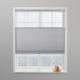 Cordless Double Pleated Intelligent Window Blinds Day Night Honeycomb Style