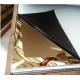 Ti-Gold color mirror finish stainless steel sheet 201 304 316 430 grade