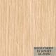 Artificial Wood Veneer Pearl Oak With Vertical Grain And White Color Popular