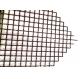 Antique Black Woven Metal Fabric , Stainless Steel Woven Mesh With Square Pattern