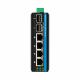 Mini 6 Port Gigiabit Ethernet Switch Poe Switch Din Rail 2 Sfp+ 4 RJ45 DC48-52V Dual Power Input