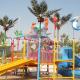 Fiberglass Water Fountain Playground Equipment Playground With Splash Pad