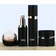 New 30ml 50 ml cosmetic plastic vacuum silver white bottles face cream acrylic airless pump container jars with lids