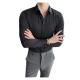Viscose/Polyester/Spandex Formal Shirt for Men Professional Slim Fit Solid Color Shirt