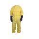 White Blue Surgical Disposable Gown Lightweight Chemical Protective Coveralls