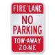 Laminated Aluminum Safety No Parkingfire Lane Signs ODM