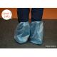 Blue Indoor Non Slip Non Woven Fabric Disposable Boot Shoes Cover