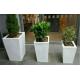 Factory sales light weight waterproof durable outdoor  polystone planter