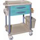 Plastic Steel ABS Table Top Double Layer 930mm Medical Treatment Cart