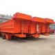 Rollover Dump Semi Trailer Box Type Self Unloading