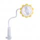 Sunflower clip fan rechargeable battery operated clip mini on fan with clip