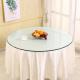 Rectangle Tempered Glass Dining Table Top Clear Round Table Top Glass