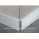 Silver Brushed Aluminium Skirting Boards Floor Decoration 60mm / 80mm / 100mm Height