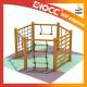 Non Toxic Childrens Wooden Climbing Frame 304 Stainless Fasteners Safe And Reliable