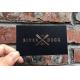 Luxury Foil Stamping Rose Gold Foil Business Card Customized Design Black Card
