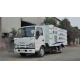 5CBM Vacuum Road Sweeper Truck 4CBM Garbage Bin 1CBM Water Bin For Road Cleaning