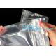 PE EVA Slider Zip Reclosable Bags, resealable k slider bag 5kg 10kg 15kg, eco-friendly Standup Cosmetic PVC Bag Wi