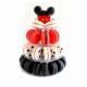 OEM Clamshell 4 Tier Macaron Tower Display Stand For Cake Decoration