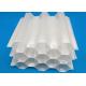 White Hexagonal Honeycomb PVC Fills Plastic Filter Media For Water Treatment