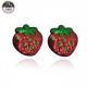 Small Strawberry Fruit Iron On Patches Sequined Material With Hoop Hook Backing