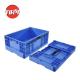 600*400*230mm Folding Storage Box Stackable Plastic Produce Moving Crates