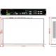 High - Definition Display Wall Controller , 2x2 Video Wall Processor A8 Card