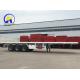3 Axles 40 Feet Transport Container Flatbed Semi Trailer Platform Truck Trailer in Ghana