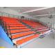 Customized Retractable Bleacher Seating Straight Or Curved Configuration And Length