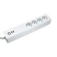 Standard Grouding Wifi Smart Power Strip 10A 4 AC Plugs 2 USB Outlets With LED Indicators
