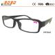 New arrival and hot sale of plastic reading glasses, suitable for men