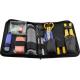 Portable Fiber Optic Tool Kits , Hand Tools Kit With Black Mark Pen