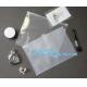 Logo printed Slider zipper Clear pvc bag for package Vinyl transparent pvc bag cosmetic packing, Zip Lock Slider Travel