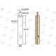 Ø 9 * 58 Mm Aircraft Cable Fittings M4 Internal Thread For 1.5 Mm Steel Wire