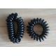 Black mini wrist key coil stretchable wristband keychain novelty product high quality