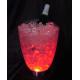PS + ABS rechargeable wine color changing LED ICE BUCKET for outdoor patio party