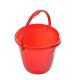 Polyethylene 10.5L Water Mixing Storage Strong Round Plastic Buckets With PP Handle