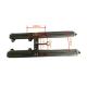 MPV Floor Rail double lock seat rail for caravan seating slider with the length of 100cm embeded on the floor