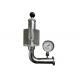 Adjustable Automatic Hygienic Pressure Relief Valve  Union Exhaust Pressure Valve