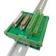 DB25 Male Female terminal block D Sub 25 Pin Connectors Breakout Board DIN Rail Mounted