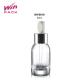 50 Ml Liquid Clear Glass Dropper Bottles For Essential Oil Container