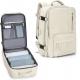 Beige Large Airline Approved Carry On Waterproof Business Work Custom Travel Bag for Women Men