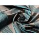 High End Upholstery Striped Jacquard Silk Fabric Blackout For Drapery