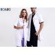 Custom Medical Scrubs Uniforms , White Doctor Lab Coat For Man / Women