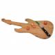Household 8.6 X 0.6 X 19.4 Inches Bamboo Kitchen Cutting Boards Guitar Shape Wooden