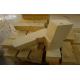 Pre - Formed Shaped Big High Alumina Block , Dry Pressed Kiln Refractory Bricks