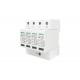 Type 1+2 Surge Protector Against Lightning AC Power 4 Pole Surge Suppressor